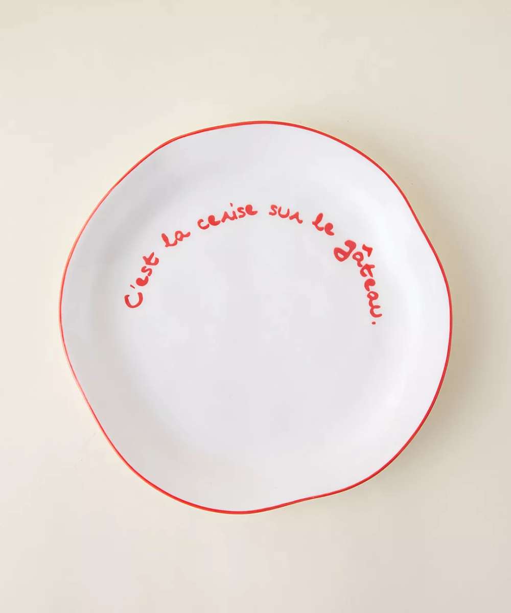 MÆGEN Statement Plate - C'est la cerise sur le gateau