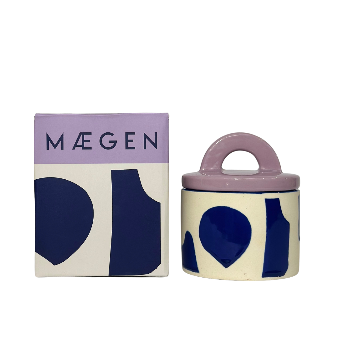 MÆGEN Pablo Pot Ceramic Candle - Fruity Crisp Green Apple