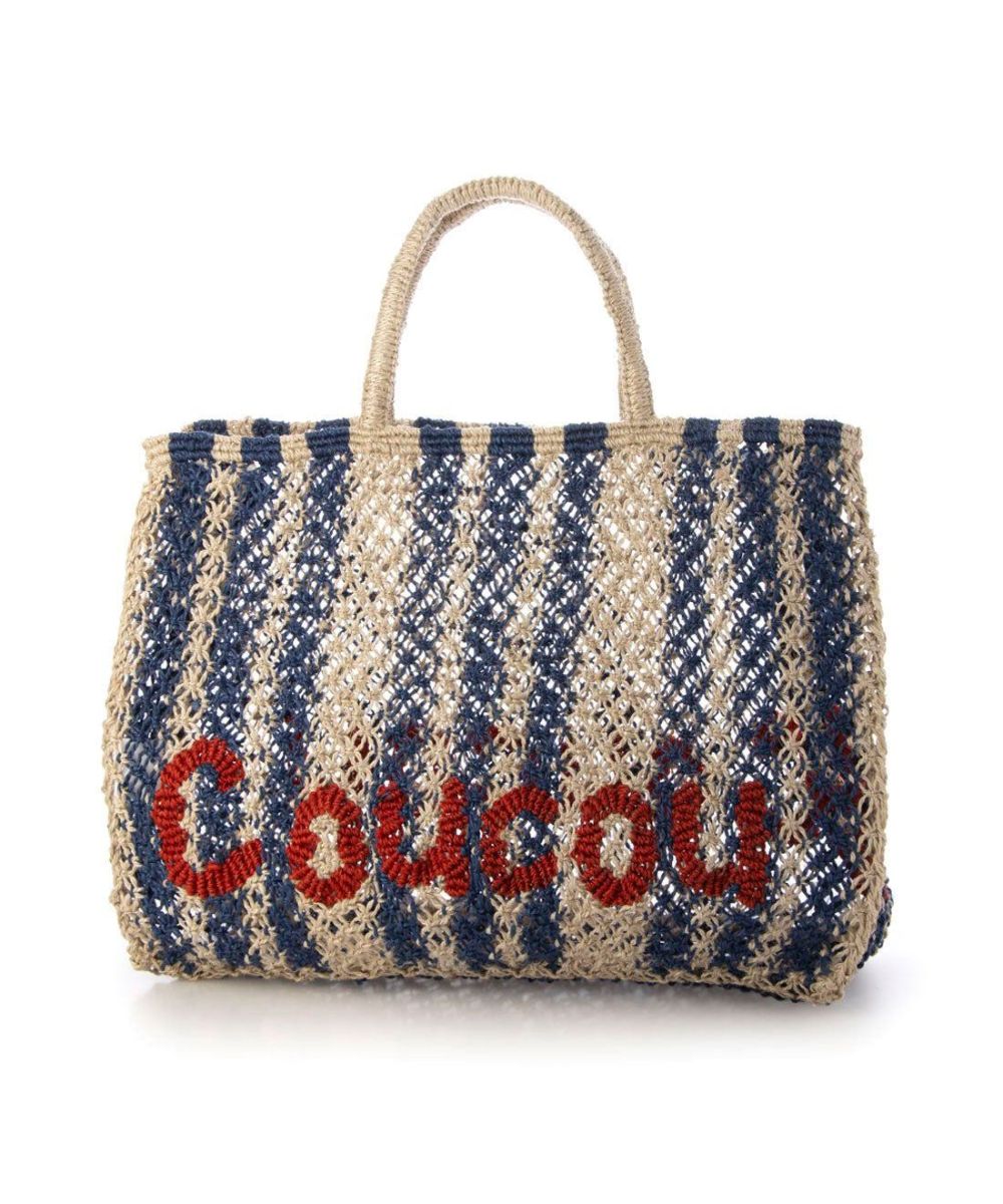 Bevan "Hi CouCou" Jute Tote Bag
