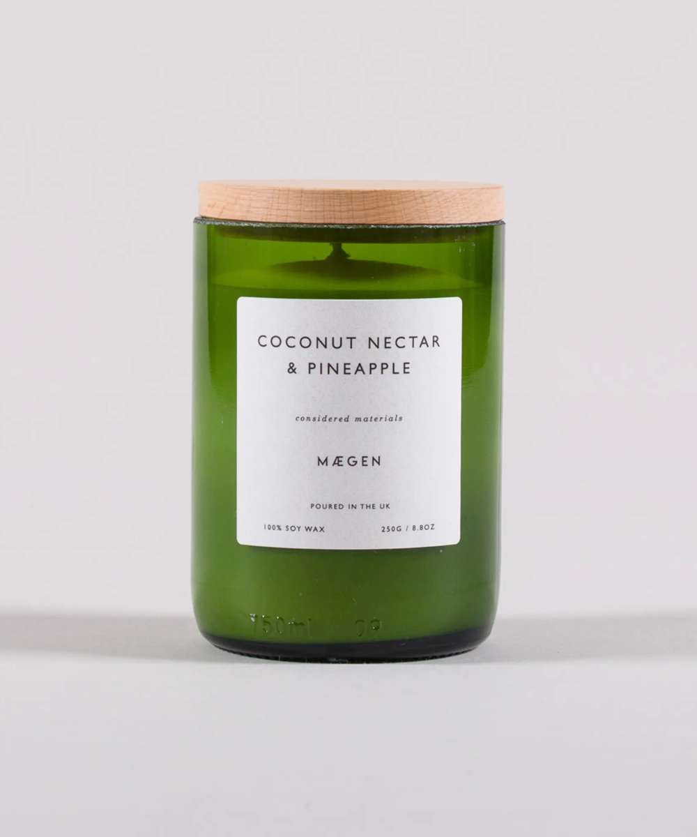 MÆGEN Orchard Glass Candle – Coconut Nectar & Pineapple