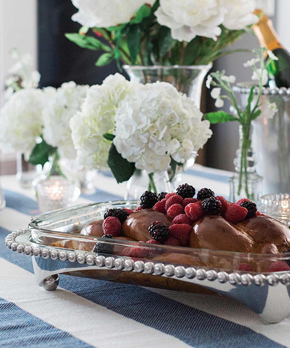 Pearled Oblong Casserole Caddy