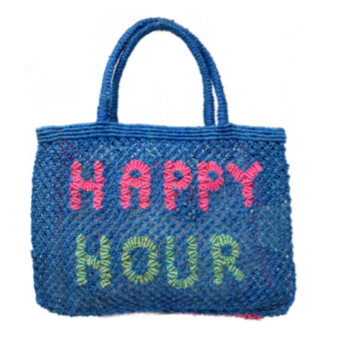 Happy Hour Jute Bag S - Saffron Souk 4 The Jacksons