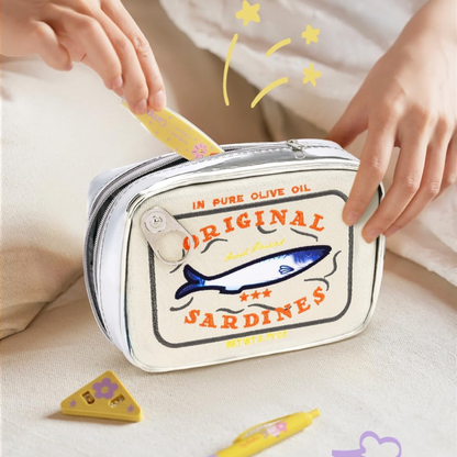 Sardines Makeup Bag