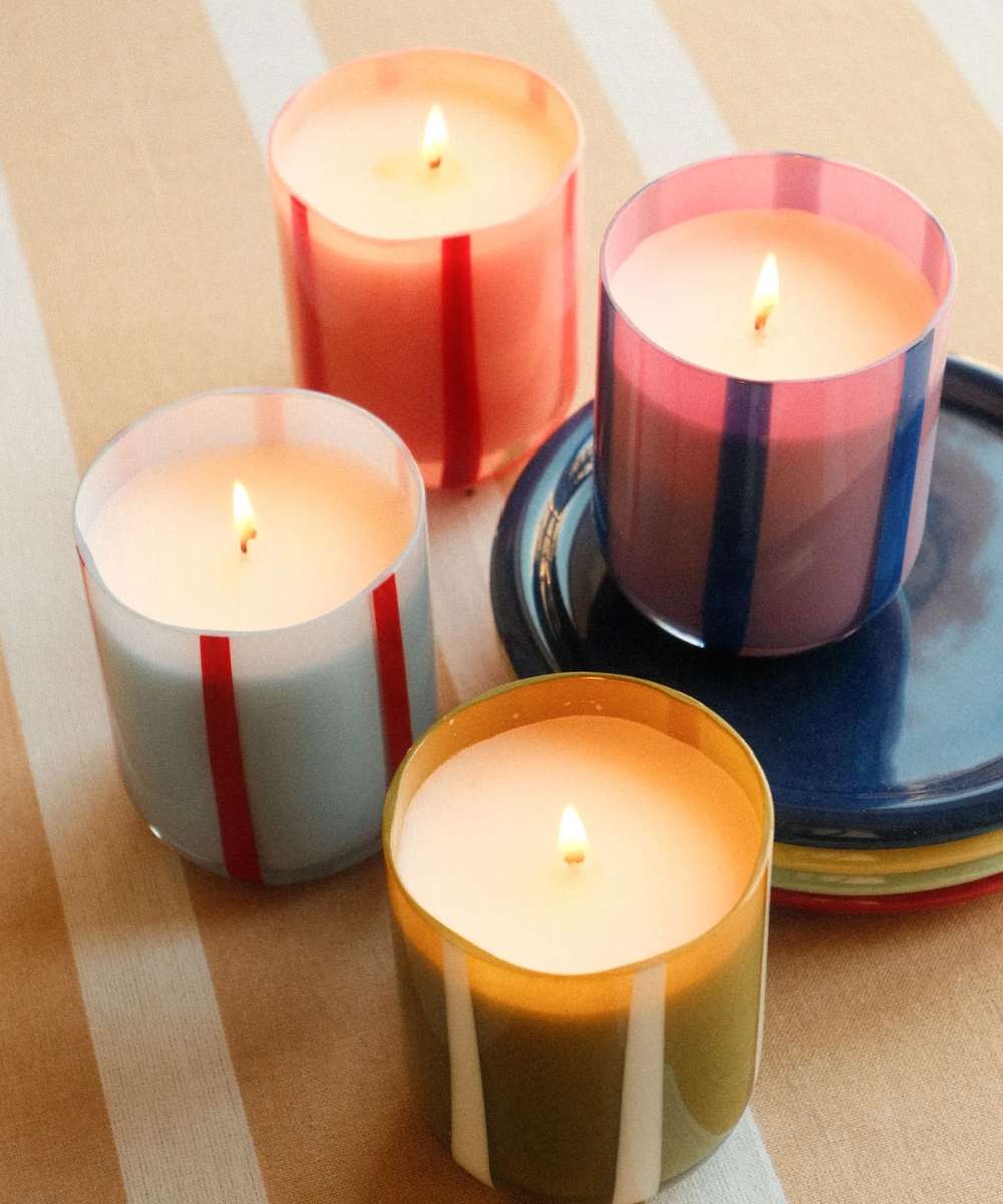 MÆGEN Atina Glass Candle - Fresh Tomato & Mint Leaf