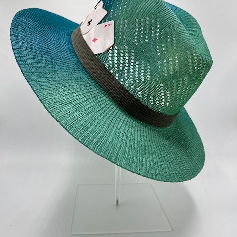 2 colors straw fedora