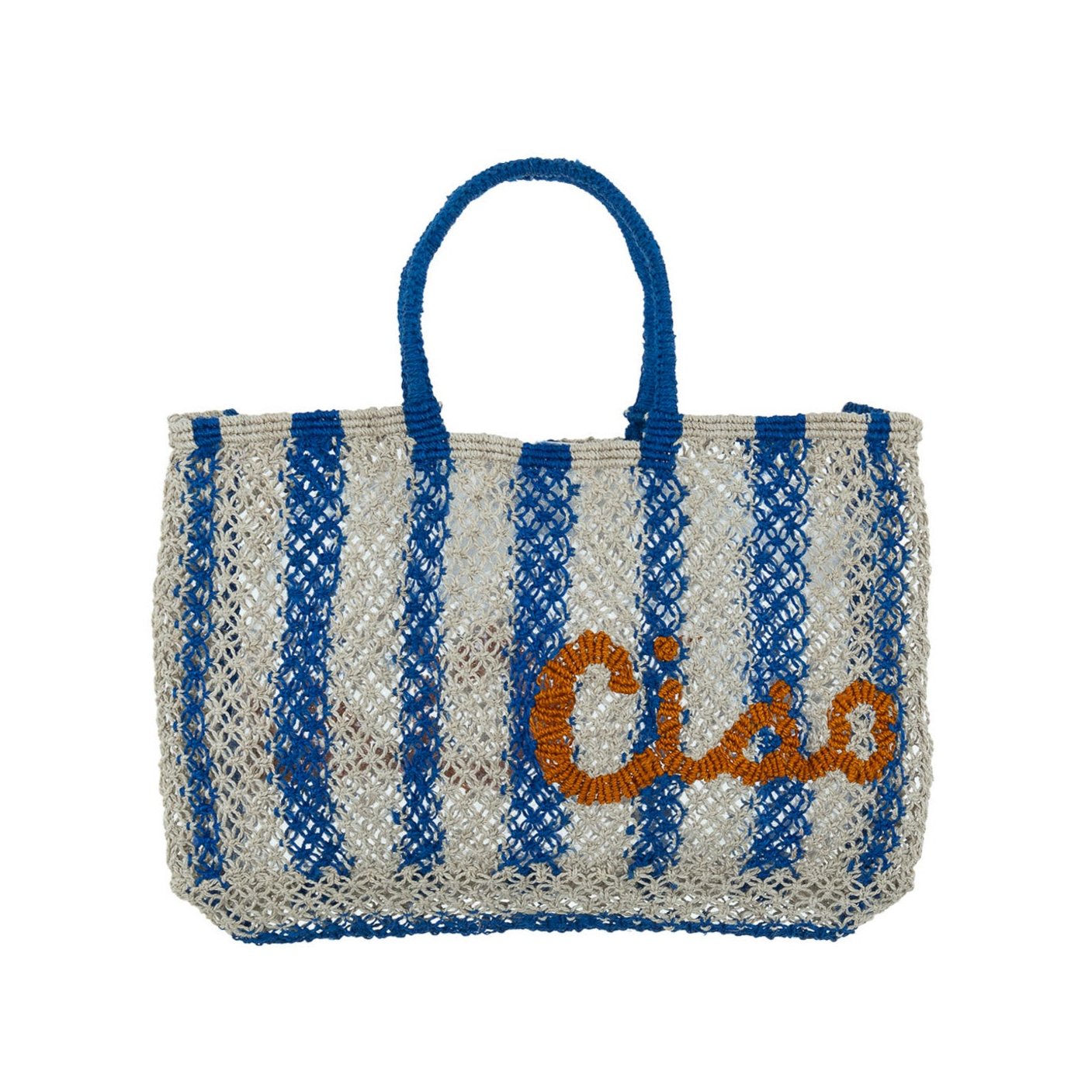 Ciao Jute bag (Lavinia Stripe) S - Saffron Souk 4 The Jacksons