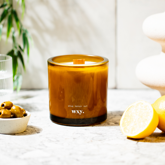 Roam Mini Candle - Olive. Lemon. Sun.