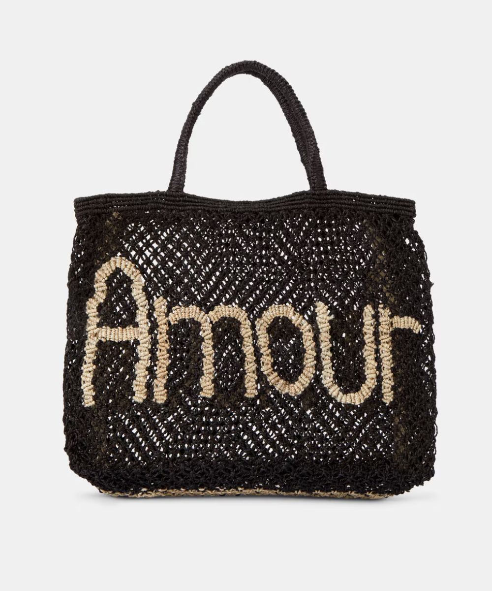 Amour Jute Tote Bag