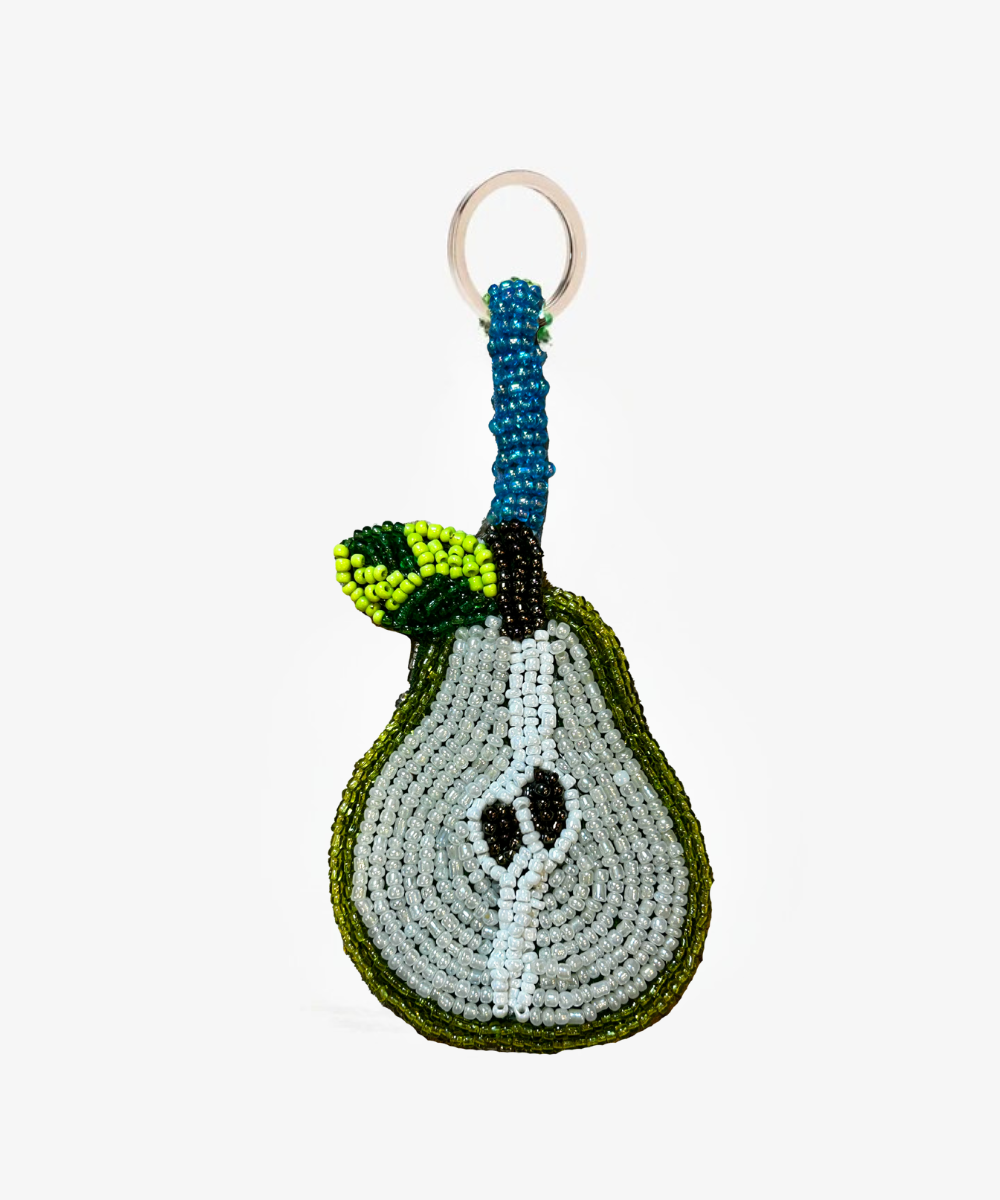 The Jacksons Beaded Mini Keyring - Pear