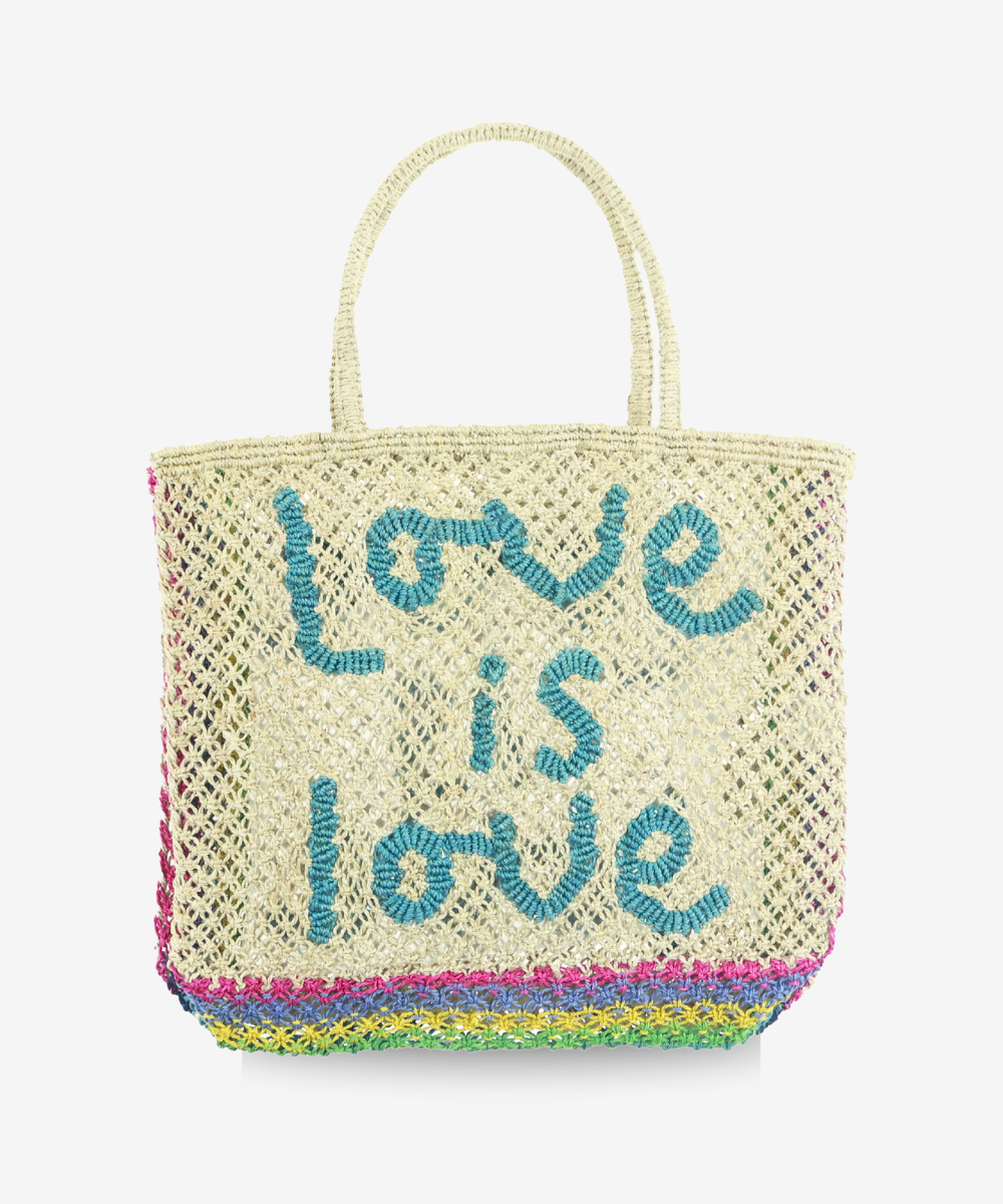 Love Is Love Jute Bag - Small