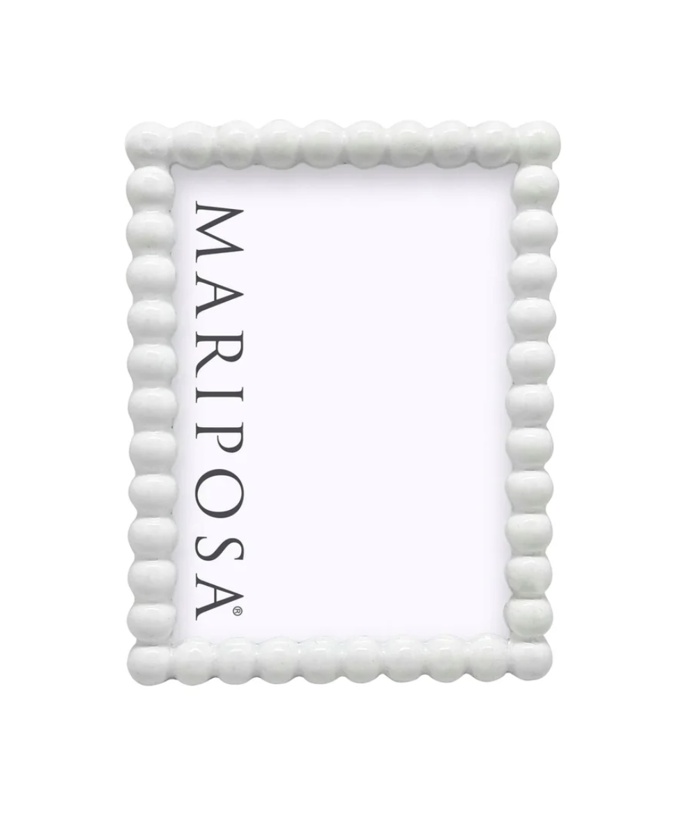 Baubles White 5x7 Frame