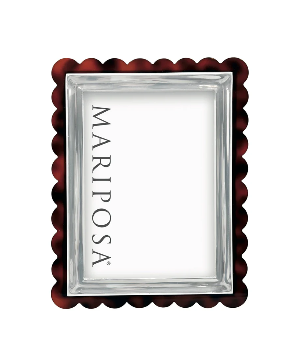 Tortoise Scallop Signature 5x7 Frame