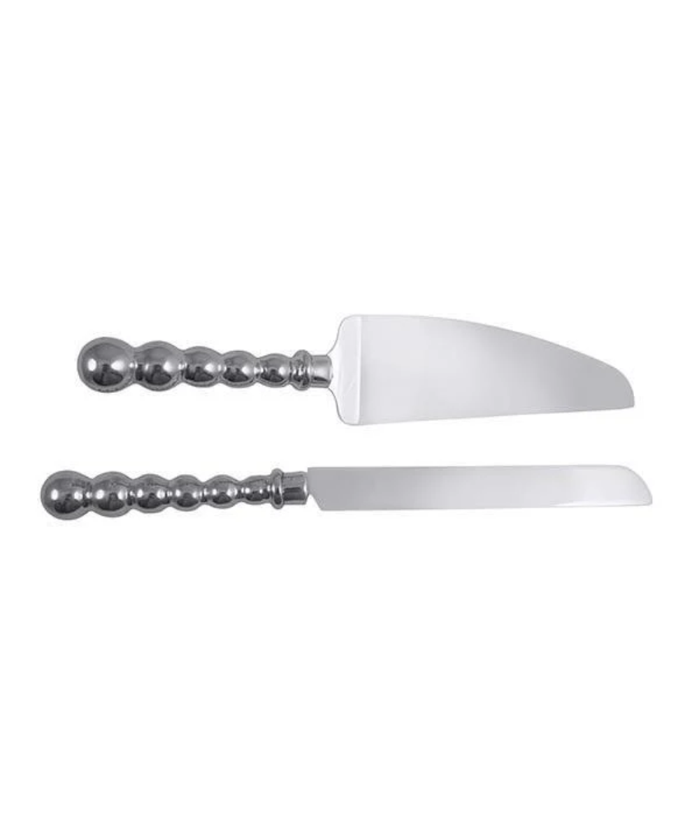 Pearled Cake Server Set