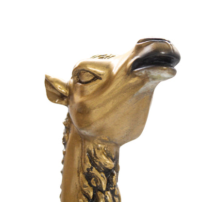 Arabian Camel Bust – Gold Antique Finish Souvenir