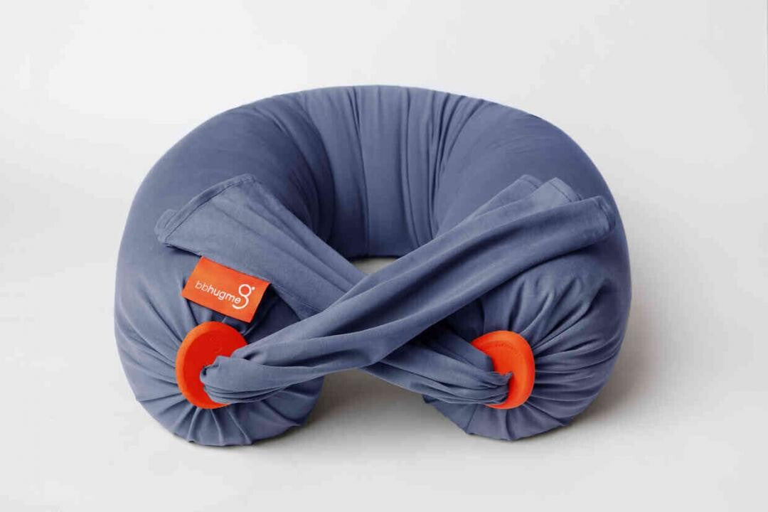 bbhugme Pregnancy Pillow in Dusty Blue / Orange