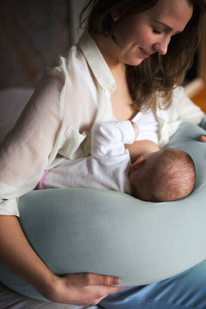 bbhugme Pregnancy Pillow in Dusty Blue / Orange