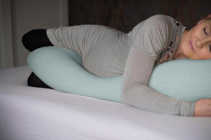 bbhugme Pregnancy Pillow in Eucalyptus / Coral