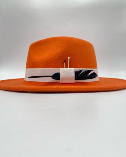 Beautiful fedora with a twist