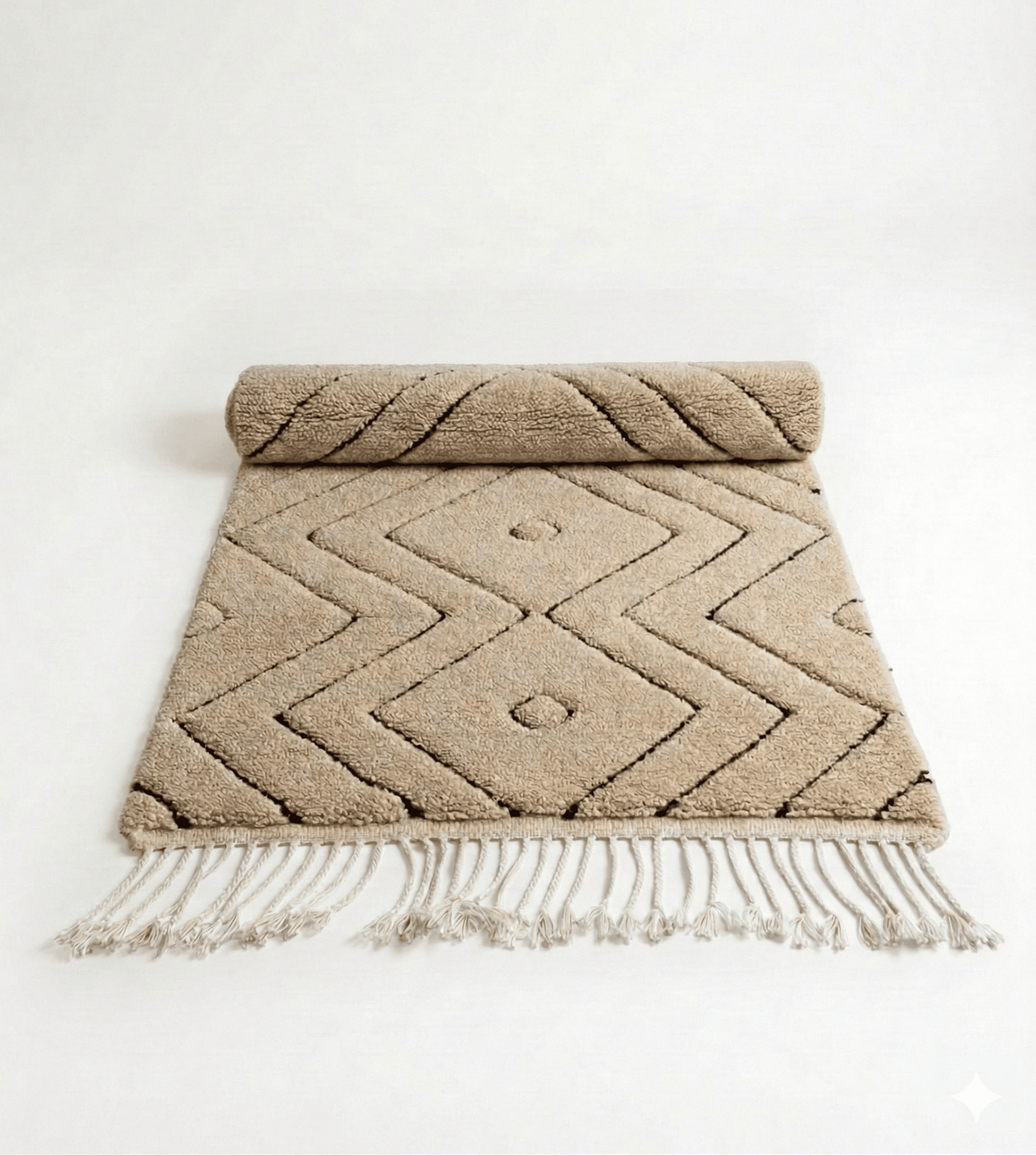 The ‘Atlas Cloud’ Rug: Dyed with Moroccan Walnut Shell