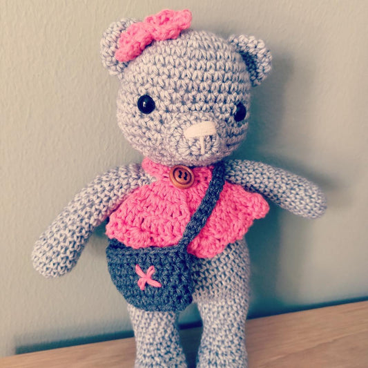 Betty Bear  - Crochet cuddly bear