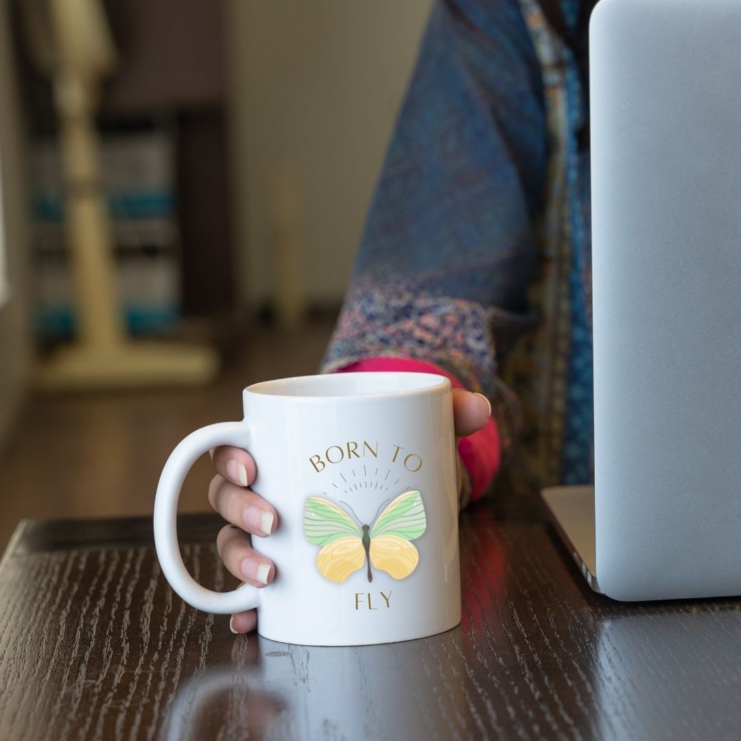 Born To Fly Coffee Mug