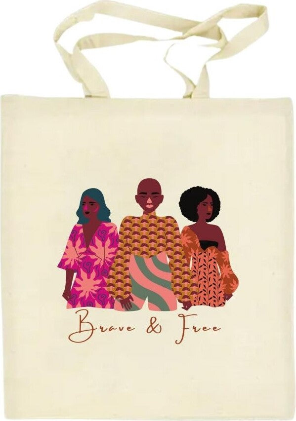 Brave & Free Canvas Tote