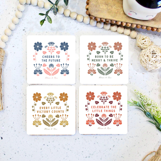 Celebration Coasters [Set of 4]