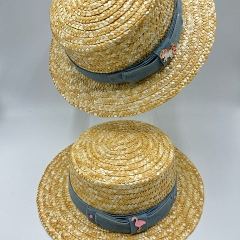 Children summer straw hat