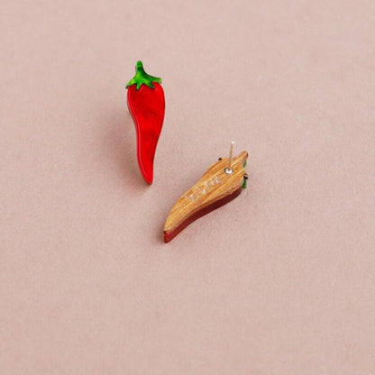 Chilli Pepper Studs