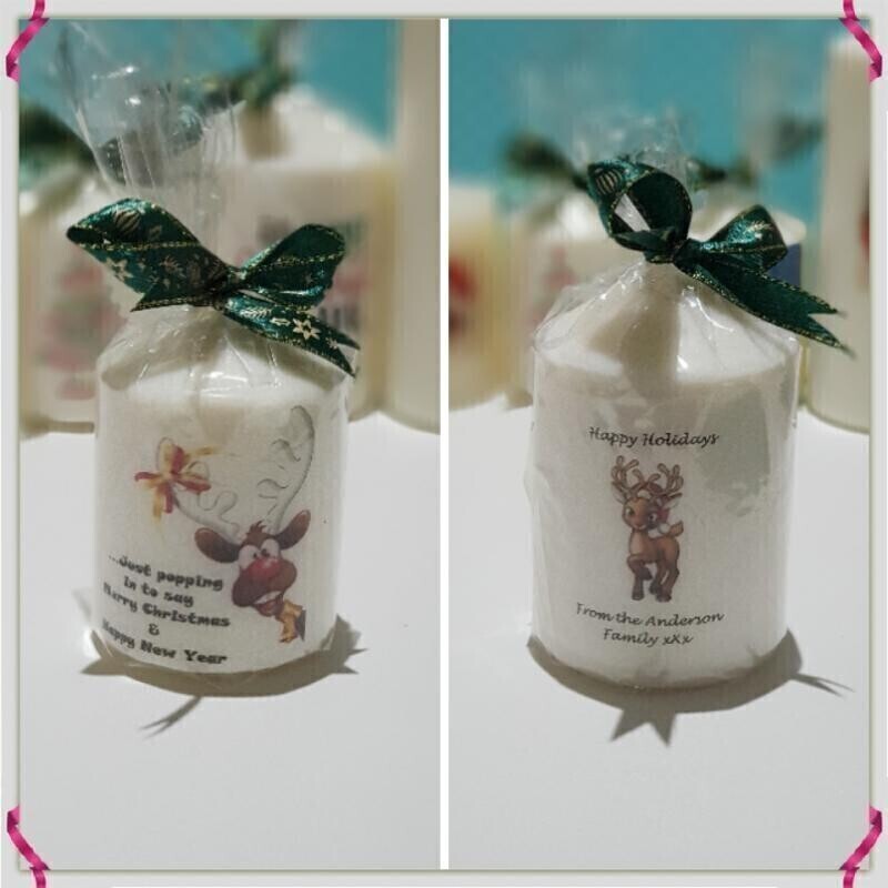 Christmas Festive candles / Teachers gifts / Friends gift / corporate gifts / hampers gifts / favors