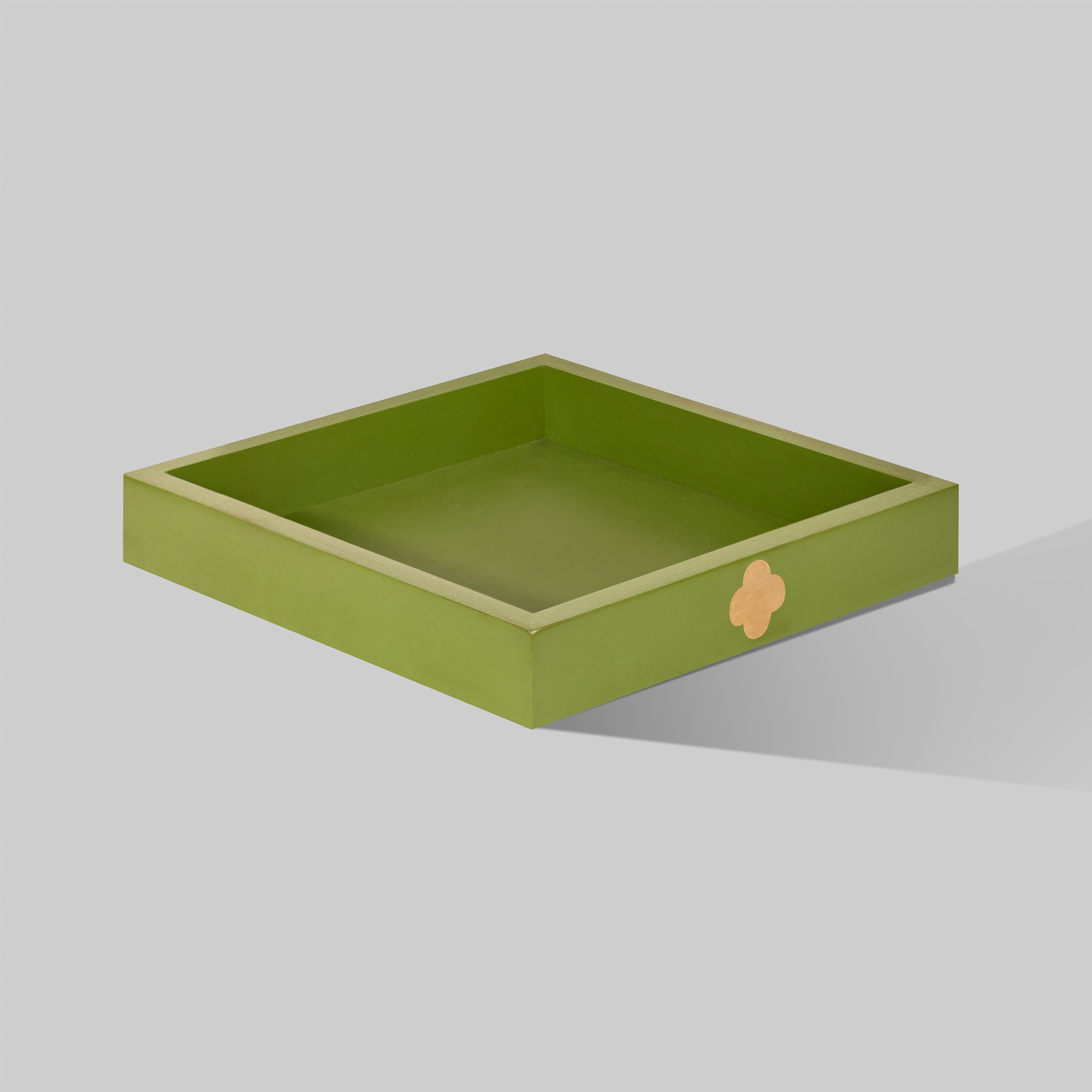 Clover Tray (square) Olive