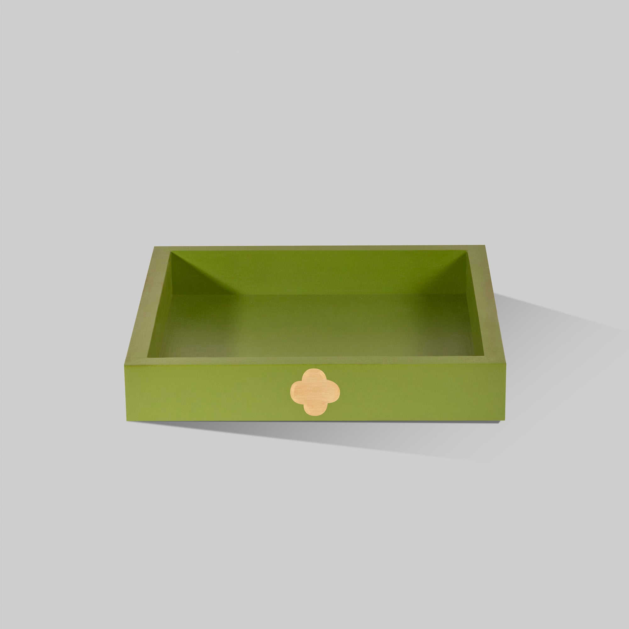 Clover Tray (square) Olive