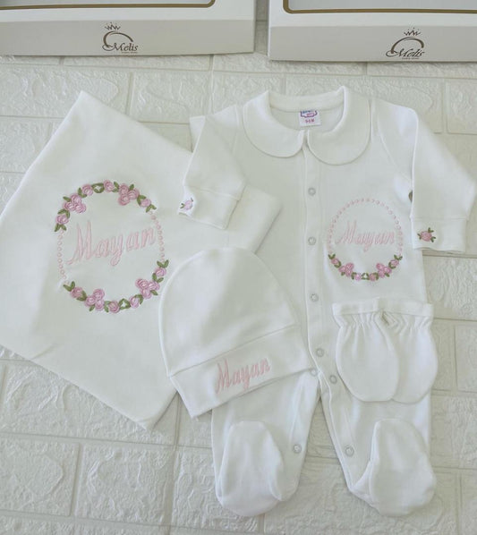 Customize Embroidery Baby Clothes