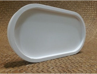 Decorative Oval Trinket Tray / Soap Dish. ( white) can be combined with Shell Tray