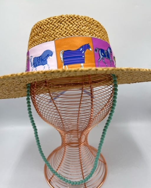 Elegant and chic straw hat