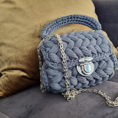 Elegant grey handbag