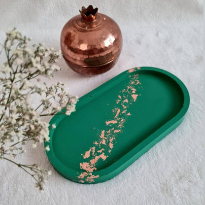 Eco-Friendly Decorative Oval Trinket Tray / Dish