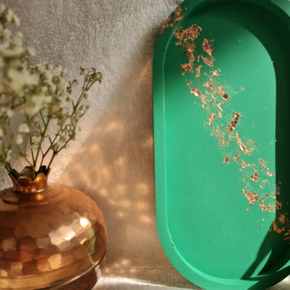 Eco-Friendly Decorative Oval Trinket Tray / Dish