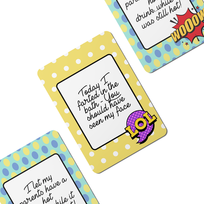 Funny Alternative Baby Milestone Cards - Set of 25