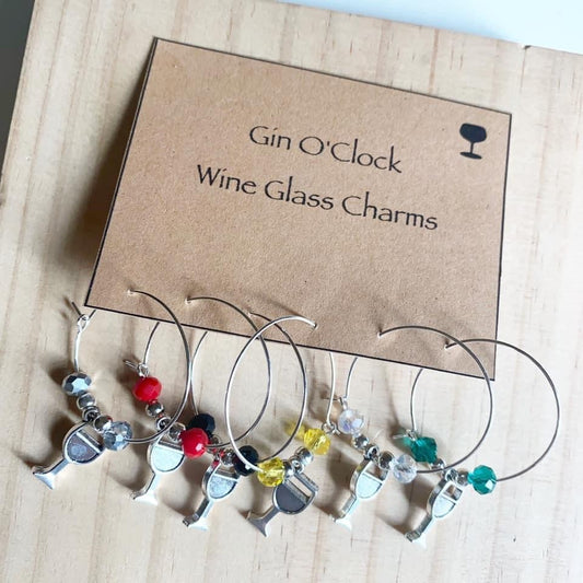 Gin O’ Clock Glass Charms