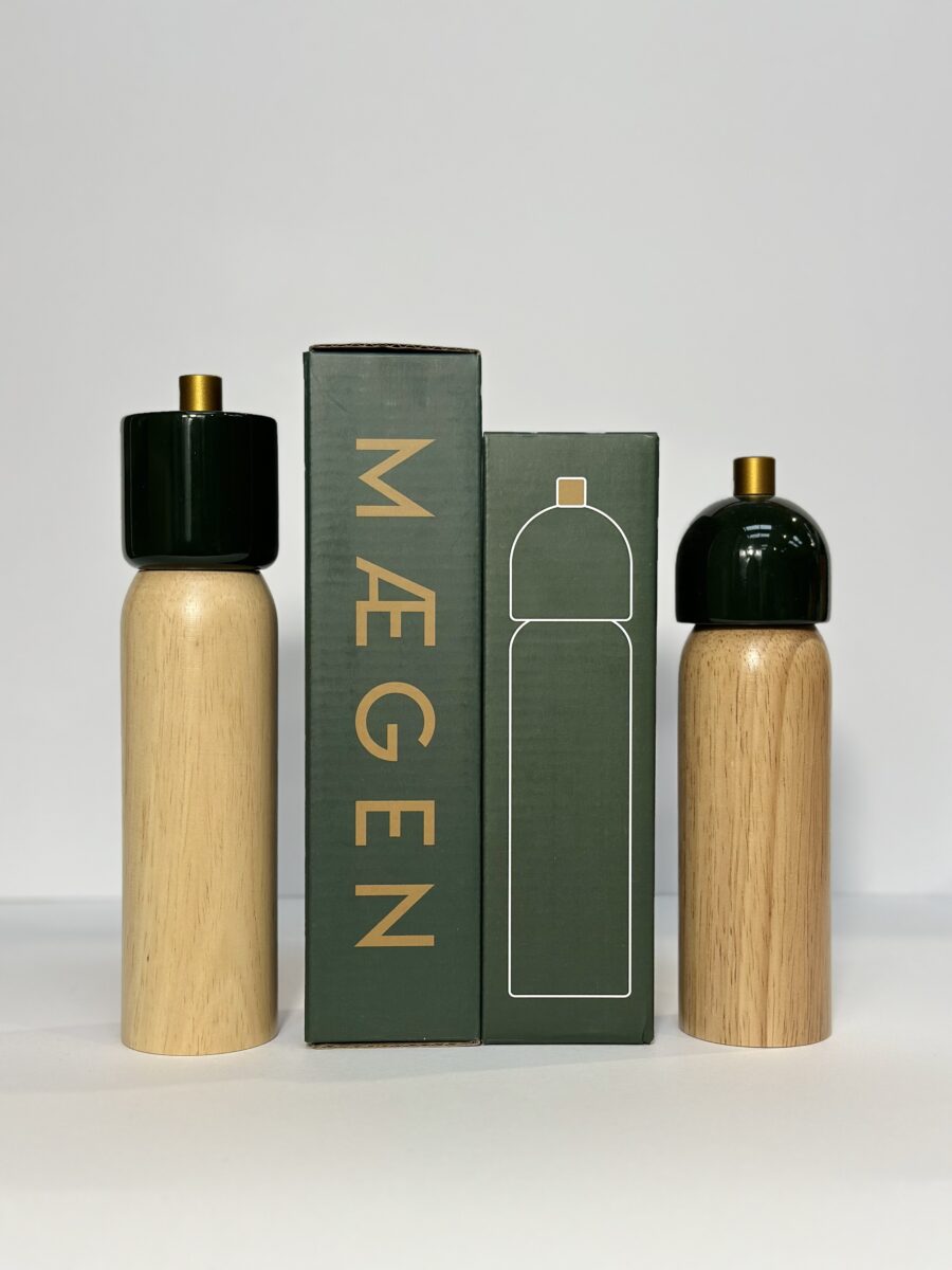 Salt & Pepper Grinder - Green/Gold