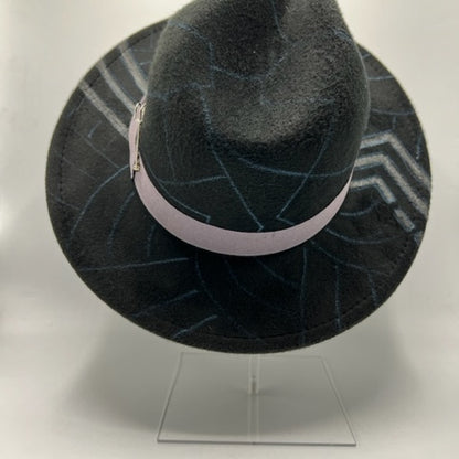 Hand drawn black fedora