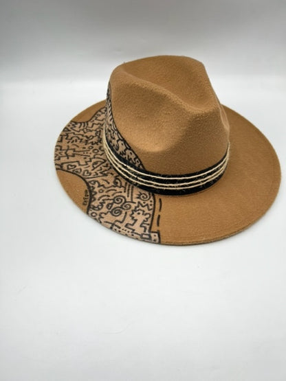 Hand drawn fedora