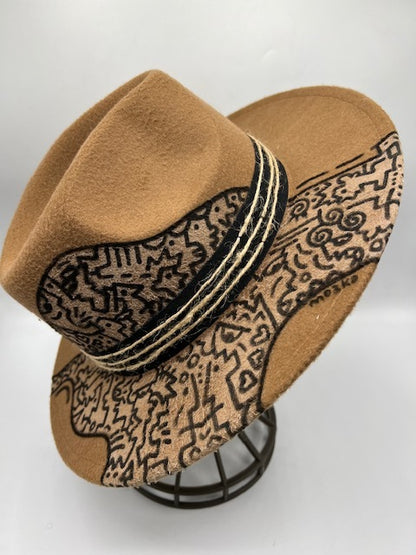 Hand drawn fedora