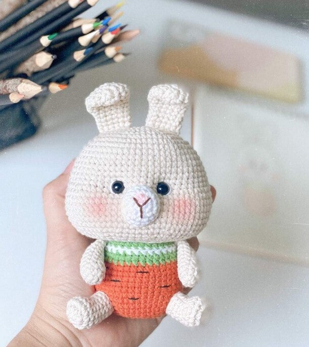 Handmade crocheted cute Bunny toy for your loved ones.