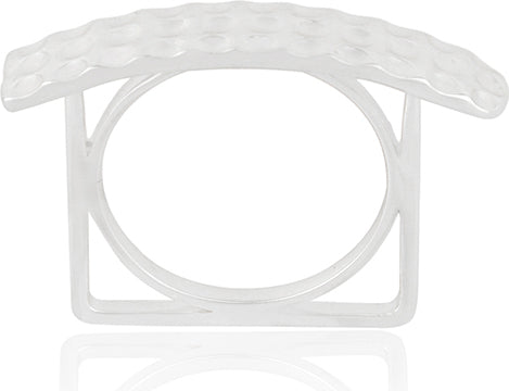 Horizontal Bar Ring Sterling Silver