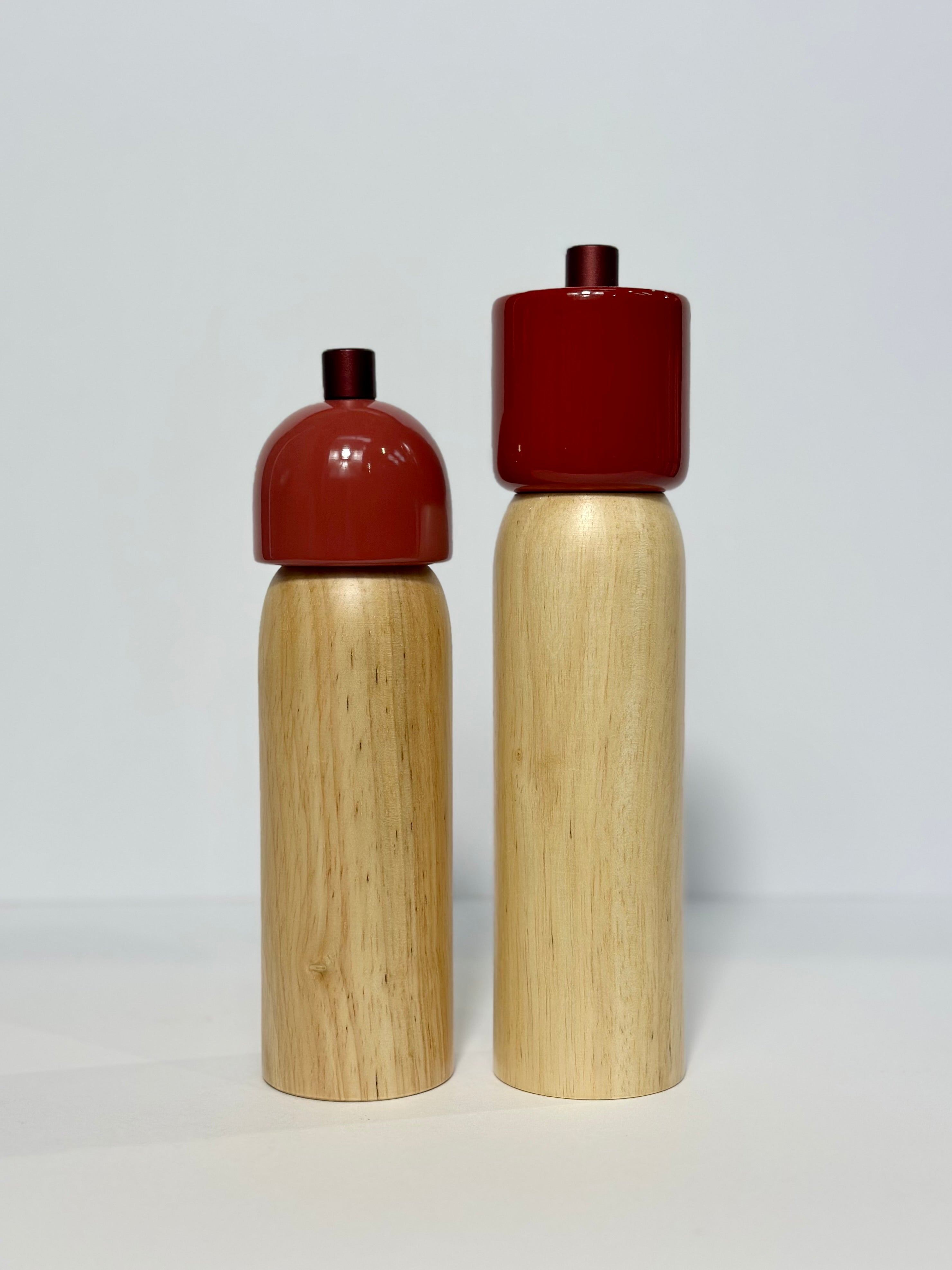 Salt & Pepper Grinder - Red/red