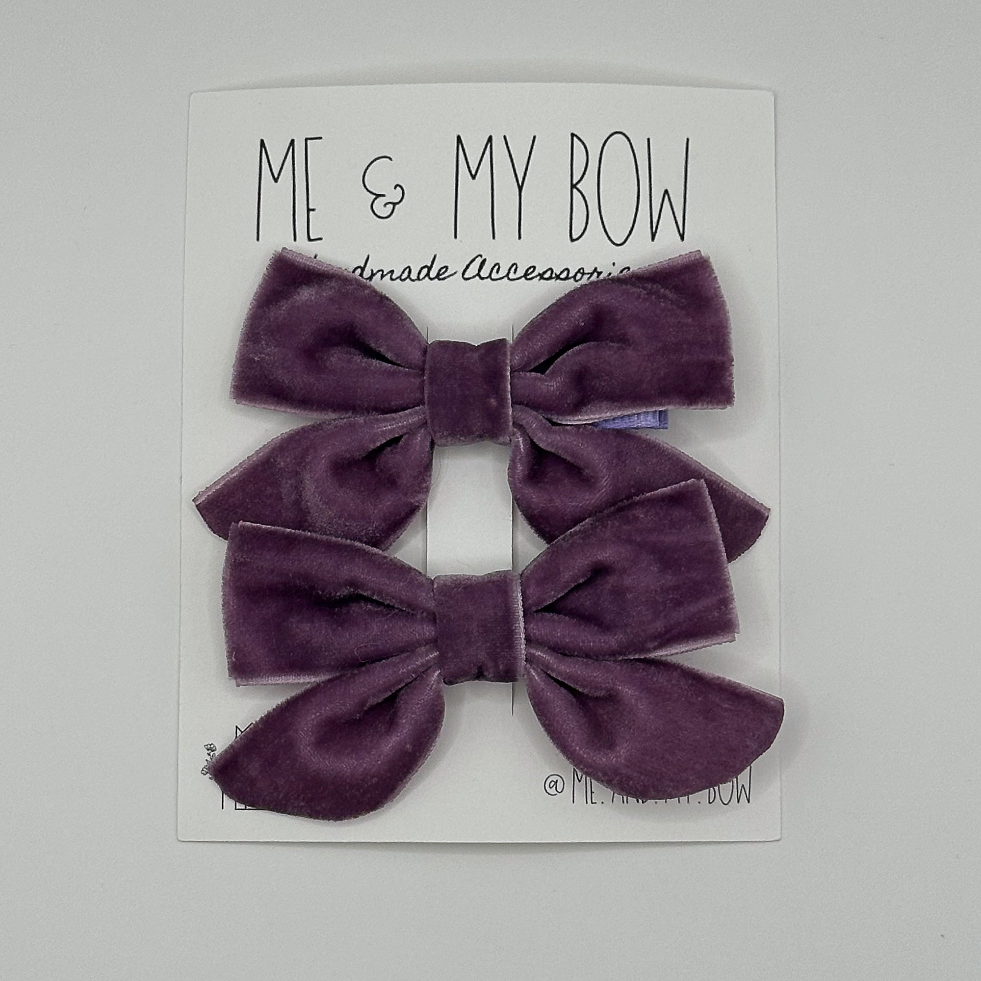 Bestseller | VELVET BUTTERFLY BOWS for Girls | Set of 2 Hair Clips | Perfect to Match Dresses and Outfits | Autumnal Colors