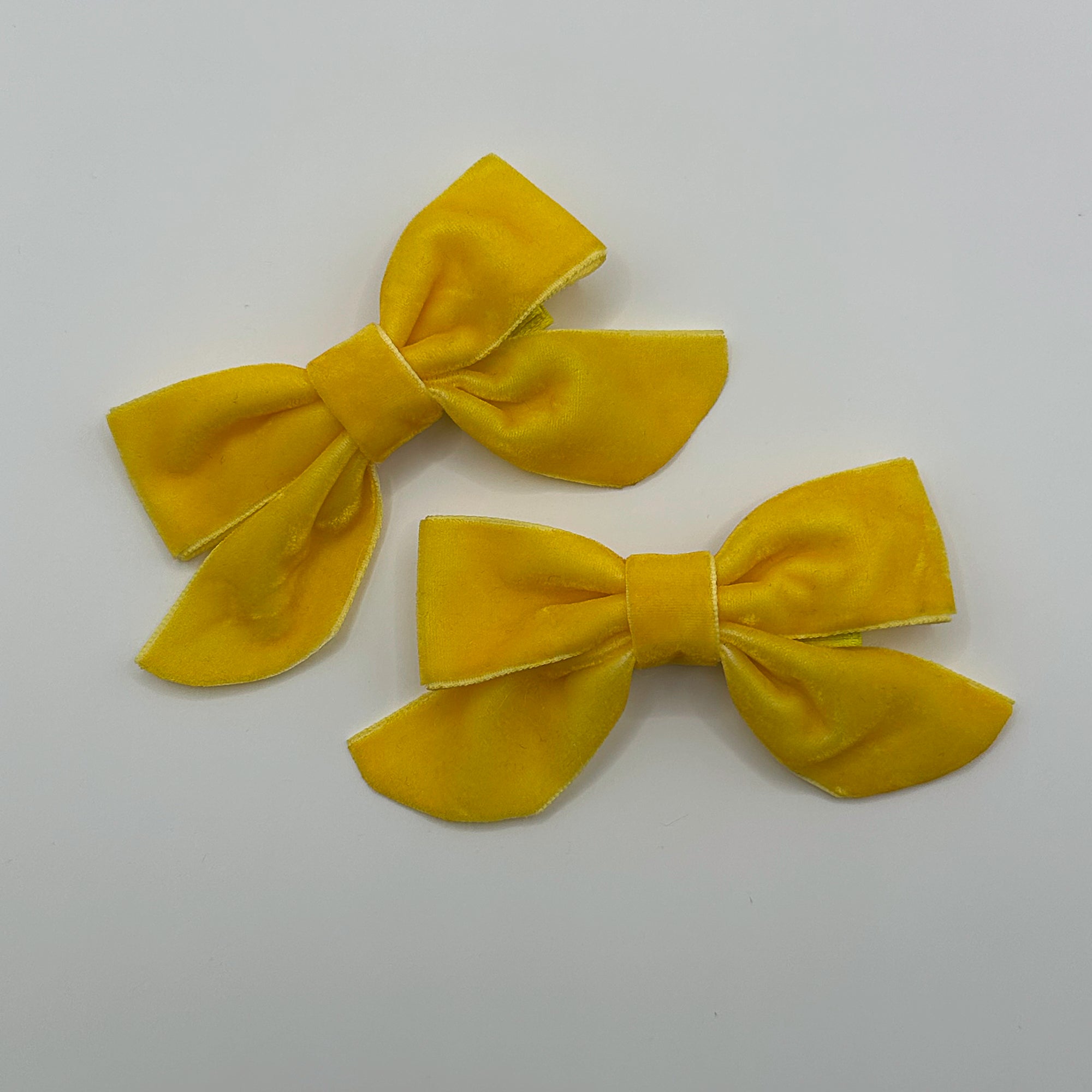 Bestseller | VELVET BUTTERFLY BOWS for Girls | Set of 2 Hair Clips | Perfect to Match Dresses and Outfits | Autumnal Colors
