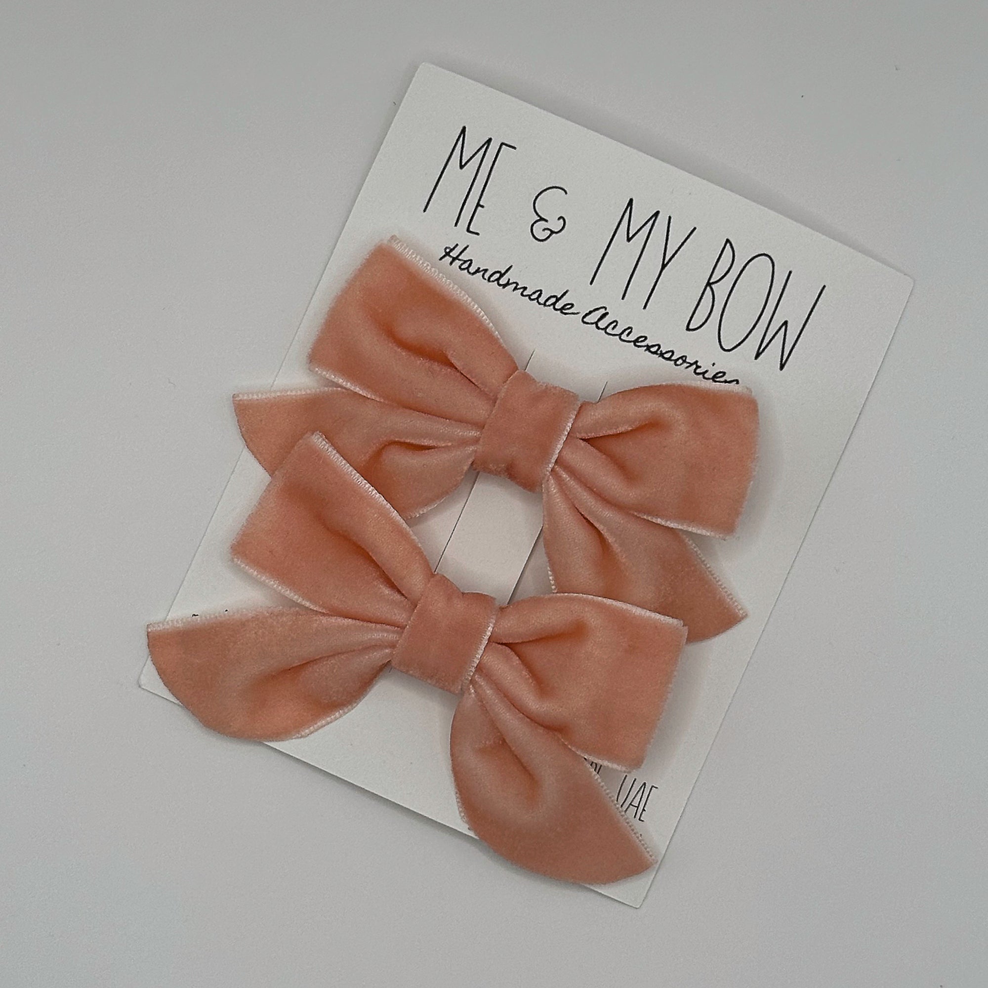 Bestseller | VELVET BUTTERFLY BOWS for Girls | Set of 2 Hair Clips | Perfect to Match Dresses and Outfits | Pink Series